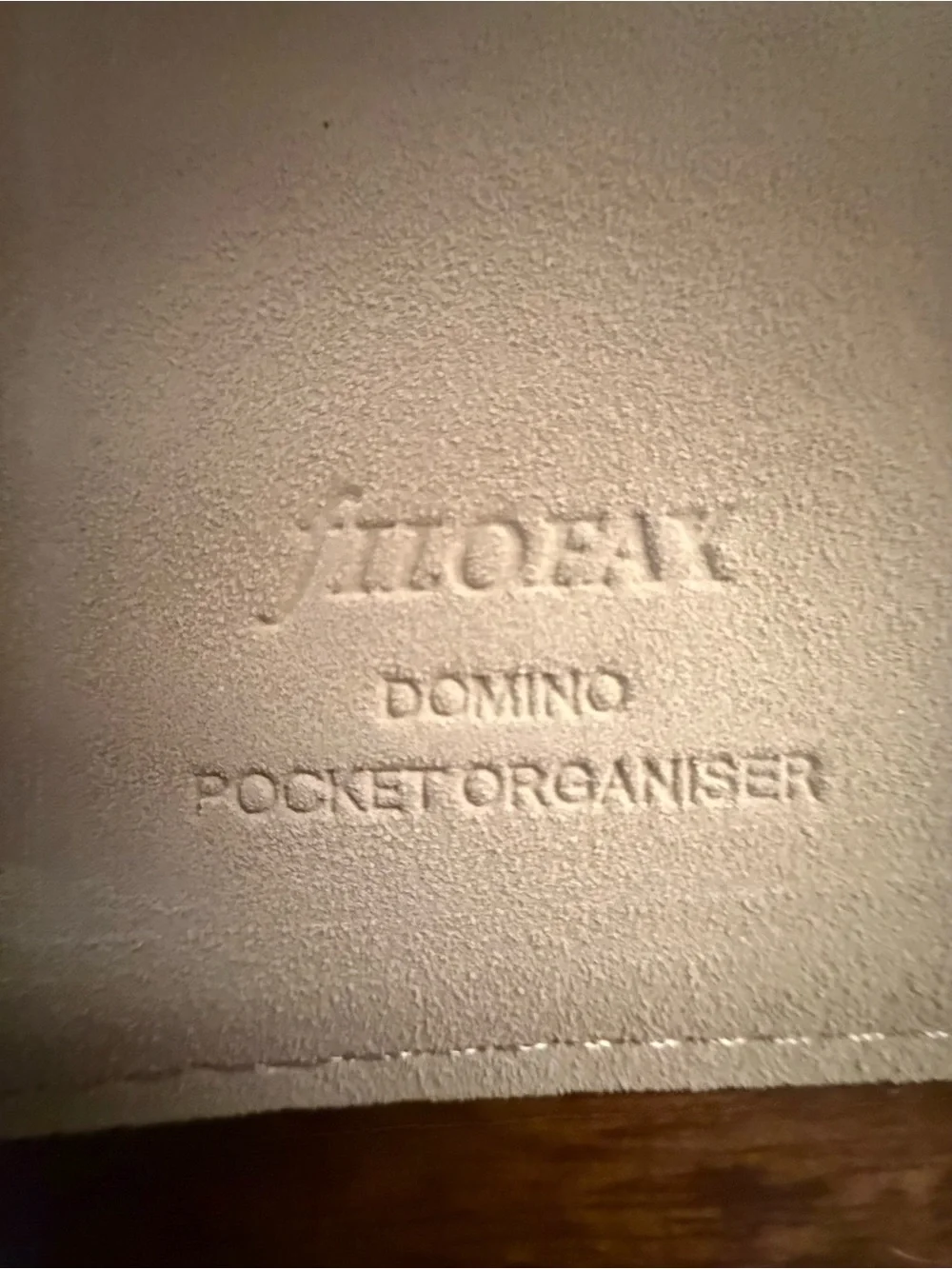 Filofax Brown “Domino” Pocket Planner/Organizer